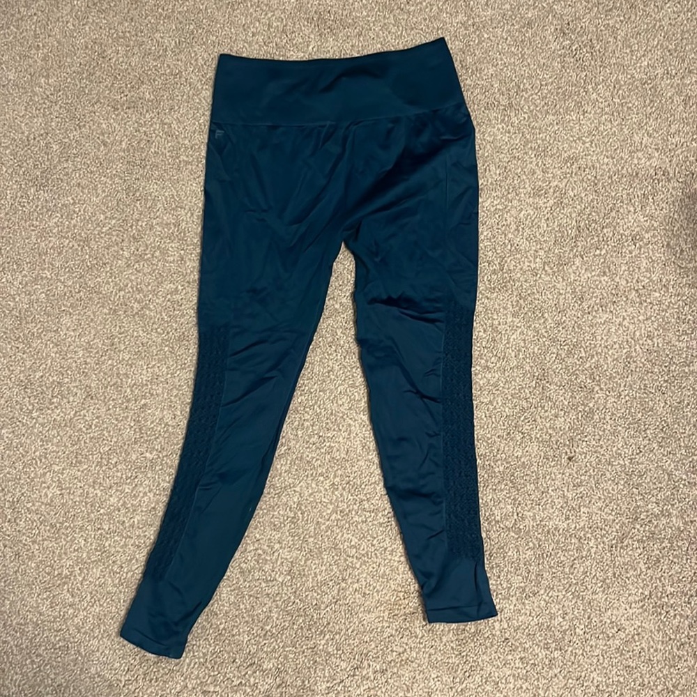 Fabletics workout leggings size medium teal